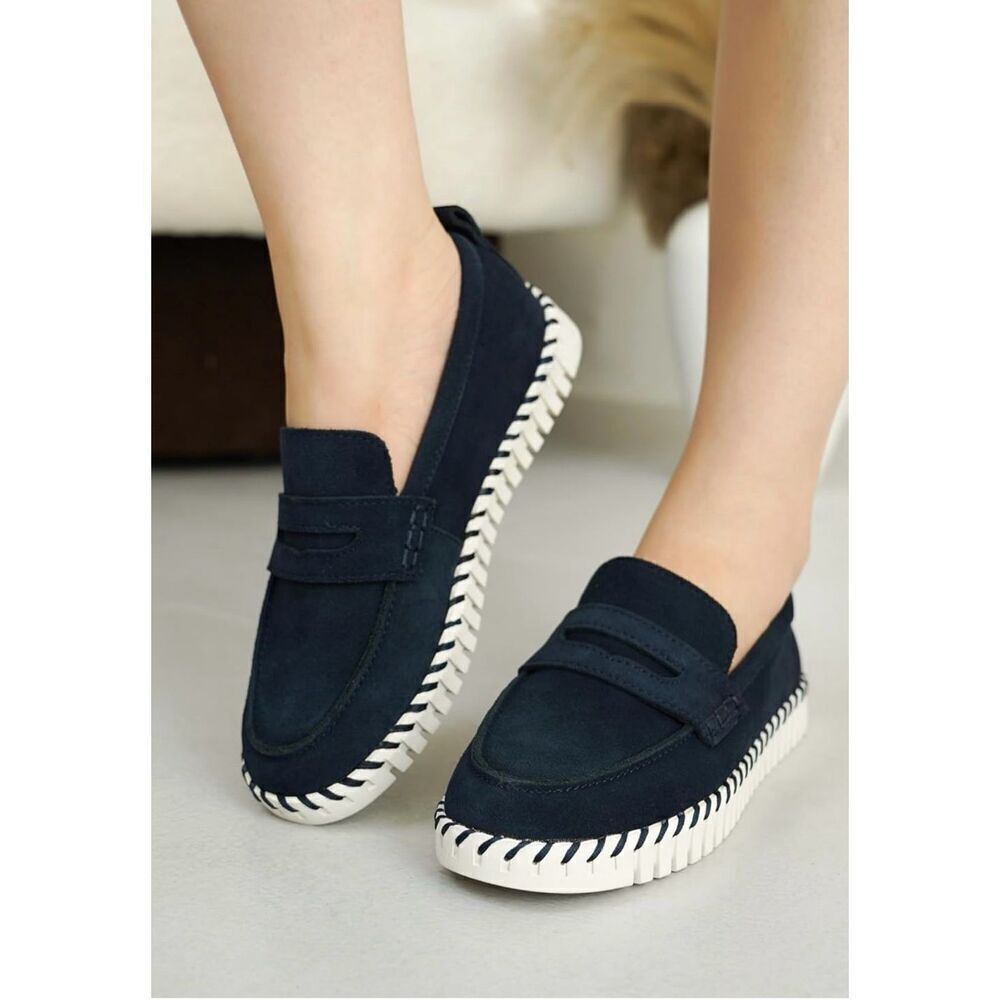 Womens Shoes & Loafers Non Slip Leather Shoes with Flexible Sole (EUR 40 264mm)